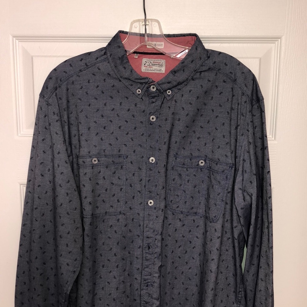 Men’s 7 Diamonds XL blue bicycles